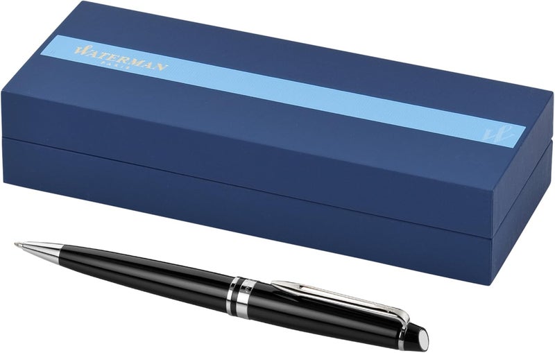 Waterman قلم حبر كروي ووتيرمان إكسبيرت بلمسة ساتان كروم - مع علبة هدايا - Image 5